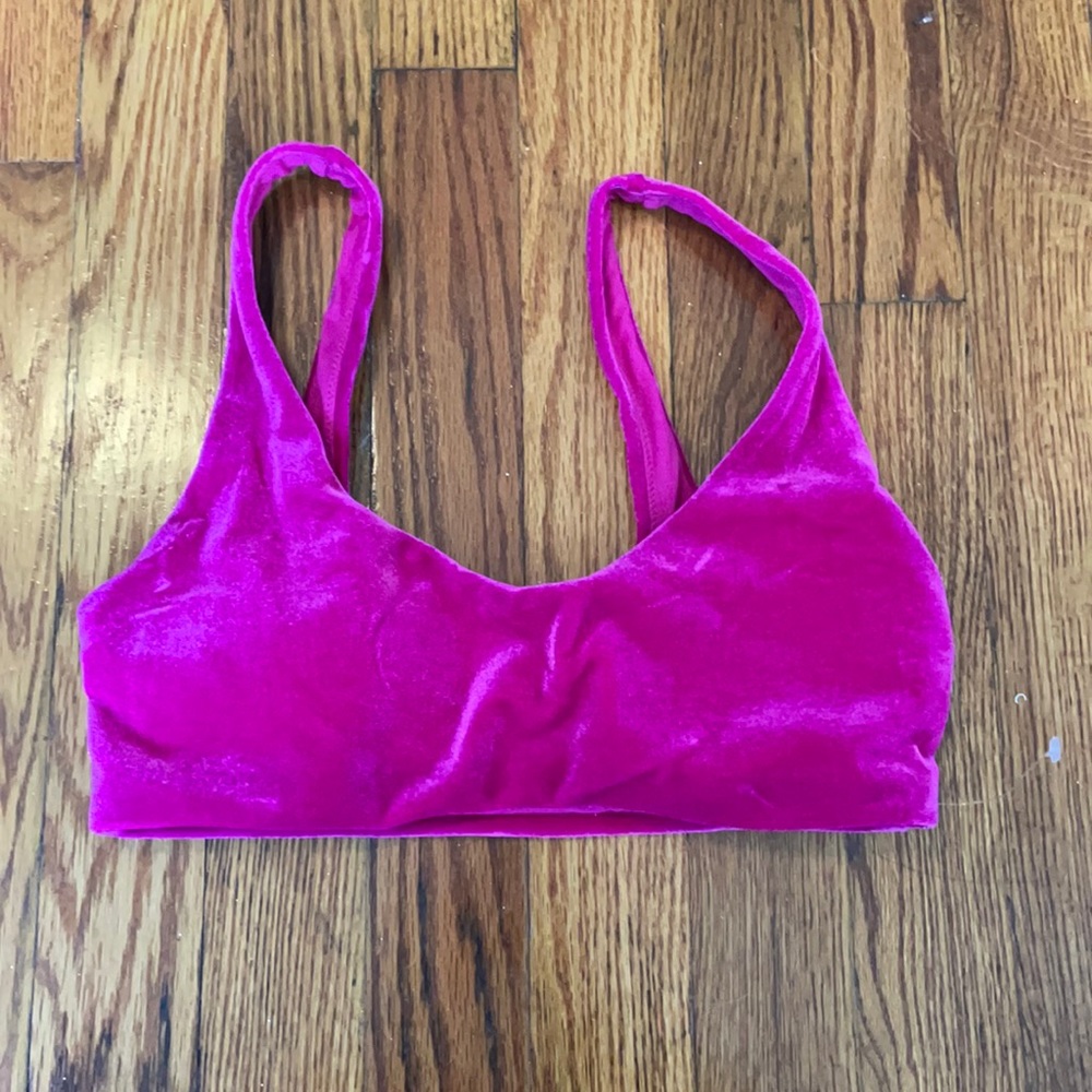 Express velvet swim top